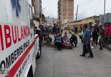 Peatón resulta herido tras accidente de tránsito