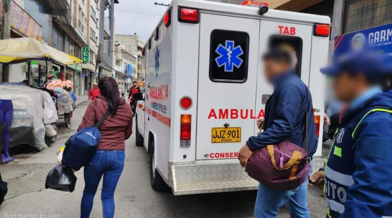 Peatón resulta herido en accidente de tránsito