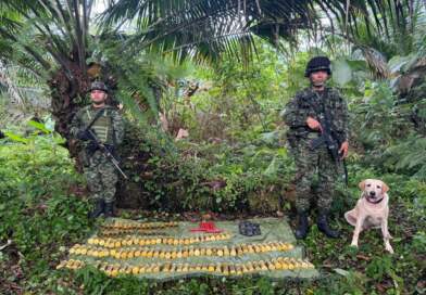 Ejército halló depósito ilegal con más de 250 explosivos