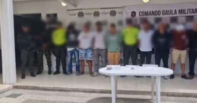 Capturados ocho presuntos integrantes de “Los Alejos” Capturados ocho presuntos integrantes de “Los Alejos”