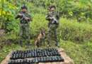 Ejército destruyó depósito con 100 kilogramos de explosivos
