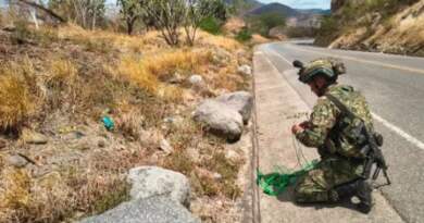 Ejército destruyó área minada en la vía Panamericana entre Nariño y Cauca Ejército destruyó área minada en la vía Panamericana entre Nariño y Cauca