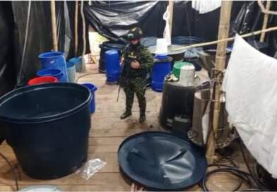 Destruyen complejo para el procesamiento de cocaína en zona rural de Nariño Destruyen complejo para el procesamiento de cocaína en zona rural de Nariño